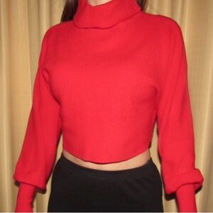 Forever 21 cropped pullover sweater